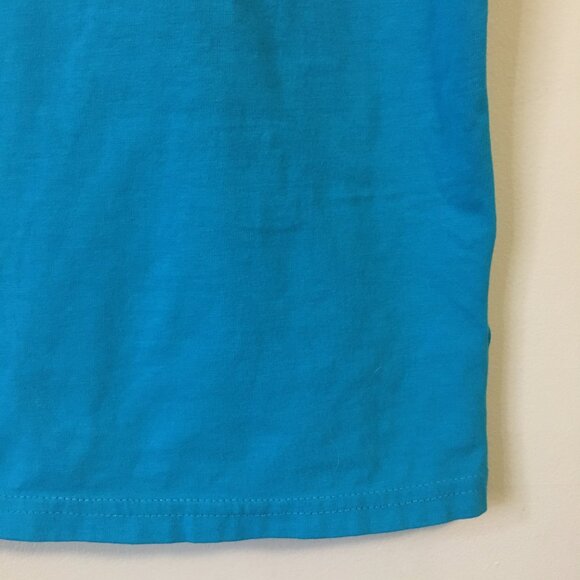 NWT Seductions Bright Aqua Blue Simple Cotton Camisole - Picture 5 of 13